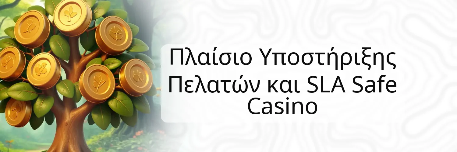 Πλαίσιο Υποστήριξης Πελατών και SLA Safe Casino